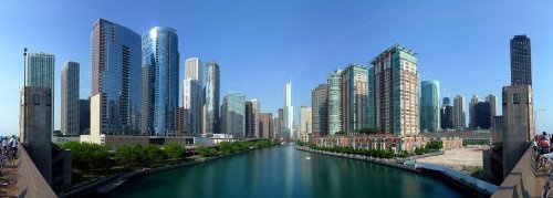 Panorama Chicaga bere dech